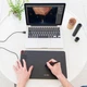 Графический планшет беспроводной XP-Pen Deco 03 рабочая поверхность 254x143мм 6 клавиш и кольцо управления - изображение 7