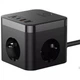 Сетевой фильтр (удлинитель) 2EU розетка+2USB+2C+кабель (1,5м) с быстрой зарядкой PowerCombo Cube 30W, Baseus (E00066400117-00) - изображение 1