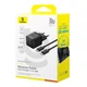 Сітковий зарядник пристрій Baseus Palm Fast Charger C+U 30W EU Cluster Black (P1011160A113-01) - зображення 2