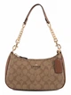 Сумка Coach Teri Shoulder Bag In Signature Canvas khaki/brown - изображение 1