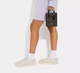 Женская кожаная сумка Coach Mini Tote In Signature Canvas, коричневая - изображение 5