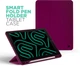 Чехол для планшета ArmorStandart Smart Fold Pen для Xiaomi Pad 7/7 Pro с креплением для стилуса Plum (ARM82424) - изображение 3
