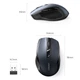 Мишка UGREEN 2.4GHz MU006 Ergonomic, бездротова, 4000dpi., 4кн.,Silence Design, Чорна - изображение 7