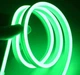 Гнучка силіконова неонова стрічка LED NEON 0764 5M Green 12V-220V Зелена - зображення 1