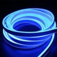Гнучка силіконова неонова стрічка LED NEON 0740 5M Blue 12V-220V Синя - зображення 3
