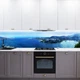 Фото панель универсальная ПЭТ, Самофиксирующая 62 х 410 см (толщина 1,2 мм), море среди гор и(ПЭТ4-pr5619) - изображение 7