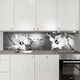 Фото панель универсальная ПЭТ, Самофиксирующая 68 х 305 см (толщина 2,0 мм), белый цветок с брызгами(ПЭТ3-fl6852) - изображение 8