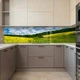 Фото панель универсальная ПЭТ, Самофиксирующая 62 х 205 см (толщина 1,2 мм), Горная поляна одуванчиков(ПЭТ1-pr1362) - изображение 7