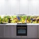 Наклейка на кухонный фартук 65 х 250 см, фотопечать с защитной ламинацией, с виноградом и бокалы вина(БП-13-ed1430) - изображение 6