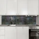 Наклейка на кухонный фартук 60 х 200 см, фотопечать с защитной ламинацией, капли дождя на темной текстуре(БП-11-tx368) - изображение 6