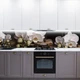 Фото панель универсальная ПЭТ, Самофиксирующая 62 х 305 см (толщина 1,2 мм), белые орхидеи на камнях(ПЭТ2-fl3036) - изображение 7