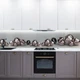 Наклейка на кухонный фартук 60 х 300 см, фотопечать с защитной ламинацией, композиция с 3d шаров на сером фоне(БП-14-ab1771) - изображение 6