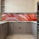 Фото панель универсальная ПЭТ, Самофиксирующая 68 х 305 см (толщина 2,0 мм), капли воды на лепестках(ПЭТ3-tx365) - изображение 8