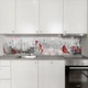 Наклейка на кухонный фартук 60 х 250 см, фотопечать с защитной ламинацией, Городская жизнь(БП-12-ar3774) - изображение 6