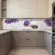 Фото панель универсальная ПЭТ, Самофиксирующая 62 х 205 см (толщина 1,2 мм), лавандовые цветы с(ПЭТ1-fl41405) - изображение 6
