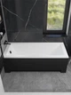 Ванна акрилова Helmken Rivana 170x70 см (7713S8V763) комплект 4 в 1: прямокутна ванна, ніжки, Чорна фронтальна та бічна панель - зображення 10