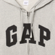 Толстовка на блискавці чоловіча GAP 868454-09 S Сіра (1200138440436) - зображення 5