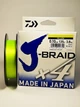 Шнур Daiwa J-Braid x4 135м 0.10мм Yellow - зображення 1