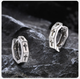 Сережки-кільця Vnox Gothic з нержавіючої сталі 13.2*3.6 мм [EH-700S02] VNOX - зображення 1