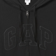 Толстовка на блискавці чоловіча GAP 868454-11 XL Чорна (1200138863860) - зображення 5