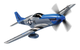 Конструктор Airfix літак Quickbuild-Day Mustang багатобарвний J6046 - зображення 5