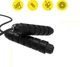 Скакалка швидкісна Cornix Speed Rope Classic з обважнювачем 280 см Чорна (XR-0353) - зображення 5
