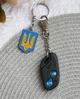 Брелок для ключів металевий нержавіючий Герб України - зображення 3