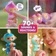 Інтерактивна іграшка-мавпочка Fingerlings 2023 NEW Interactive Baby Monkey purple Charlie - изображение 4