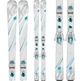 Лижі гірські комплект K2 TRUE LUV+ER3 10 COMPACT QUIKCLIK 153см White/turquoise/black (10C0405.243.1+10C1011.143.2) - изображение 2
