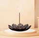 Металева підставка - тримач для ароматичних паличок / аромапаличок Lotus курильниця для пахощів і ароматерапії у формі лотоса, XS 4.5 см, бронзова (136977654) - зображення 3