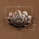 Металева підставка - тримач для ароматичних паличок / аромапаличок Lotus курильниця для пахощів і ароматерапії у формі лотоса, L (8.5х1.5 см), бронзова (98181357) - зображення 10