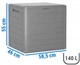 Садовий ящик-скриня Prosperplast Woodebox антрацит 140 л для зберігання (MBWL140-S433) - зображення 2