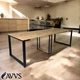 Стол письменный Mebliromax LONG 2,4 трансформер 750х900х420 (2400) мм Дуб крафт золотой черный - изображение 1