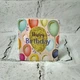 Открытка мини подарочная Happy birthday с блестками 7,1х8,2 см 5504-37 - изображение 1
