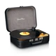 Вініловий програвач CLASSIC PHONO TT-116BK Retro Bluetooth із вбудованими динаміками, чорний - изображение 2