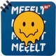 Блокнот YES Melt Smile 110х110 мм 80 листов в клетку (151815) (5056574422163) - изображение 1
