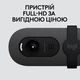 Веб-камера Logitech Brio 105 Business, 1920x1080/30 fps, фиксированный фокус, микрофон, угол обзора 58°, RightLight 2, USB, 1 м Graphite - изображение 11