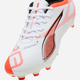 Buty piłkarskie korki młodzieżowe chłopięce Puma Ultra 5 Play FG/AG Jr 10817001 38 (5UK) Białe - obraz 5