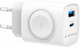 Ładowarka sieciowa Gembird 20W 2-in-1 Apple Watch + USB-A + Type-C White (TA-UC-PDQCW20-01-W) - obraz 1