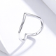 Серебряное кольцо "Сердце" 54 077-11131 - изображение 6