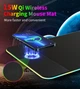 Игровая поверхность CHOETECH T543-F RGB Illuminated 15W Wireless Charging Mouse Pad Black - изображение 4