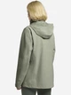 Спортивная ветровка с капюшоном женская Jack Wolfskin Trailtime 2L Jkt A63902-4137 M Серая с зеленым (4064886469098) - изображение 2