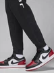 Спортивные штаны утепленные мужские Nike Jordan Essentials Air Fleece HQ4645-010 XL Black/White (197602526936) - изображение 6