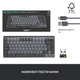 Клавіатура бездротова Logitech MX Mechanical Mini Minimalist Graphite (920-010782) - зображення 12