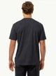 Футболка спортивная длинная мужская Jack Wolfskin Delgami S/S M 1809811-6000 L Черная (4064993981667) - изображение 2