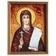 Икона "Святая мученица Дария" янтарная 20х30 - изображение 2