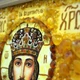 Икона "Спаситель Господь Вседержитель" янтарная 15х20 - изображение 6