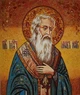 Ікона "Святий преподобний Яків" бурштинова 20х30 - зображення 1