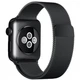 Металический ремешок для Apple Watch миланская петля Milanese loop 38/40/41 mm черный - изображение 1