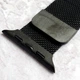Металический ремешок для Apple Watch миланская петля Milanese loop 38/40/41 mm черный - изображение 6